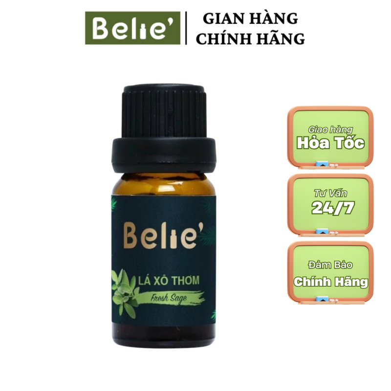 Tinh dầu Lá Xô Thơm (Sage) Belie nguyên chất